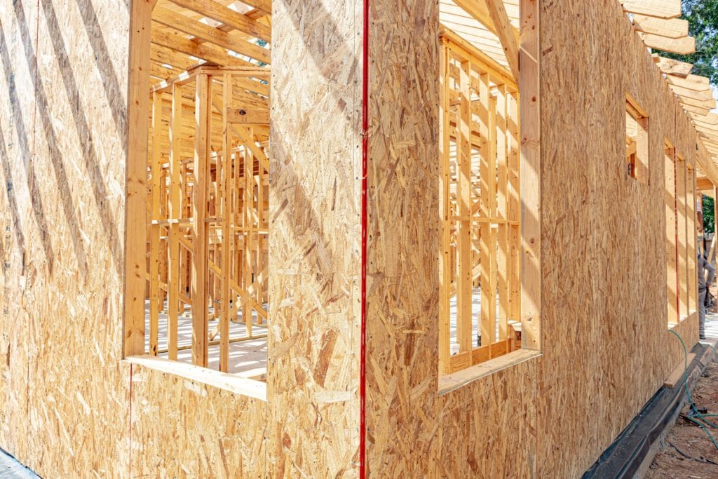 OSB Panels for Use in Frame House Construction